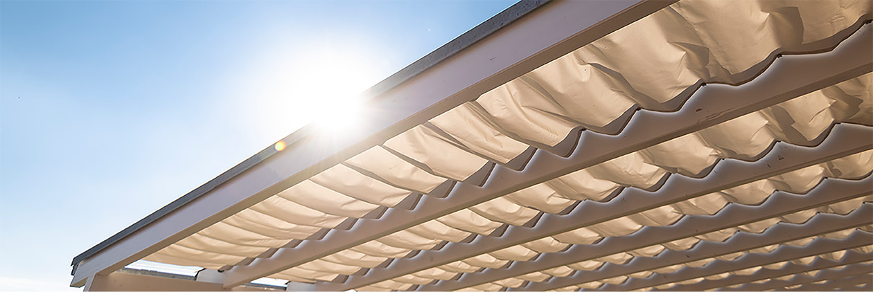 Sonnenschutz fürs Terrassendach individuell gestalten